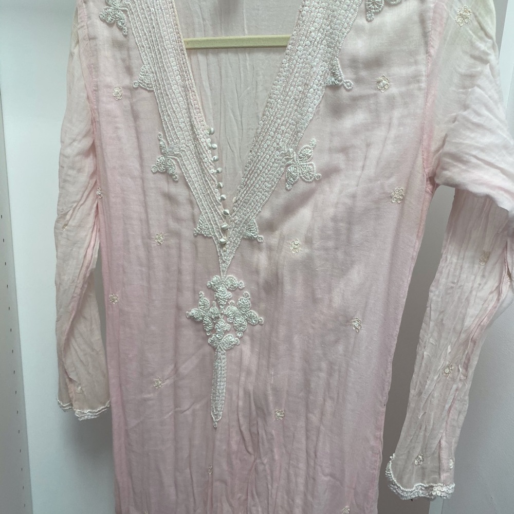 Red Carter Pink Beaded Cover Up